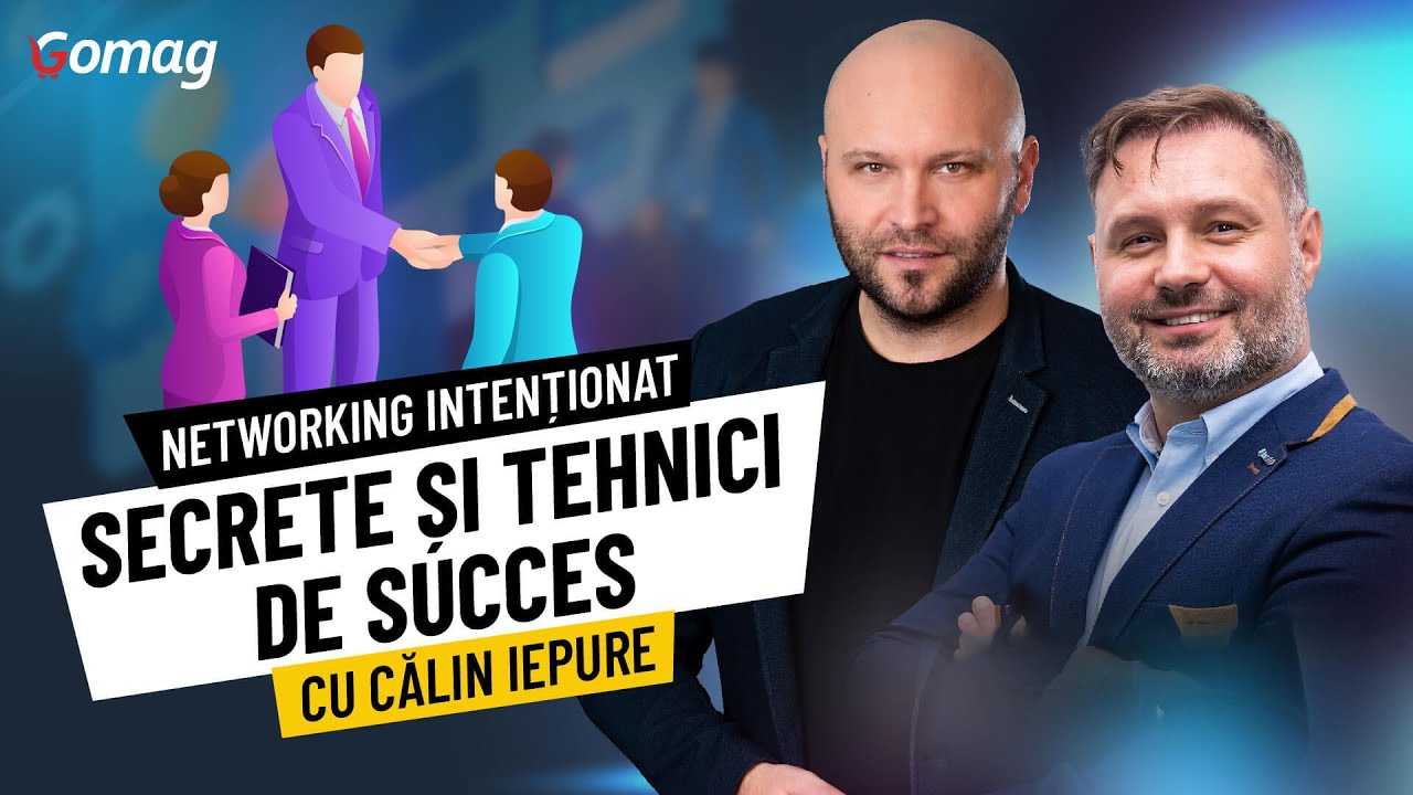 Cadru din video: Networking intenționat: secrete și tehnici, la Gomag